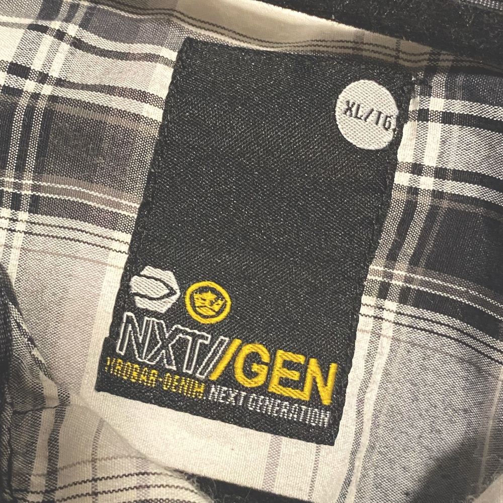 Next Generation Checkered Button Down Tee - Picture 3 of 3